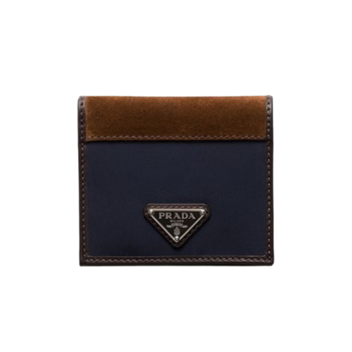 PRADA-2MO004 프라다 네이비 리나일론 가죽 지갑