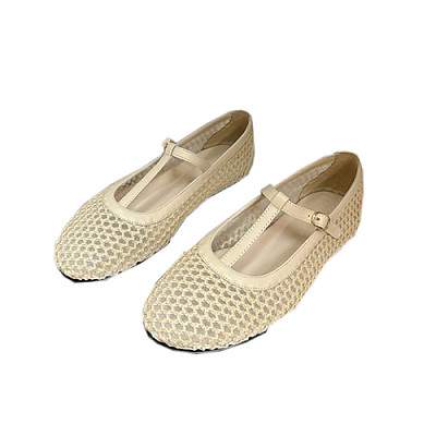 THE ROW-06123 더 로우 캔버스 플랫 슈즈(3컬러)