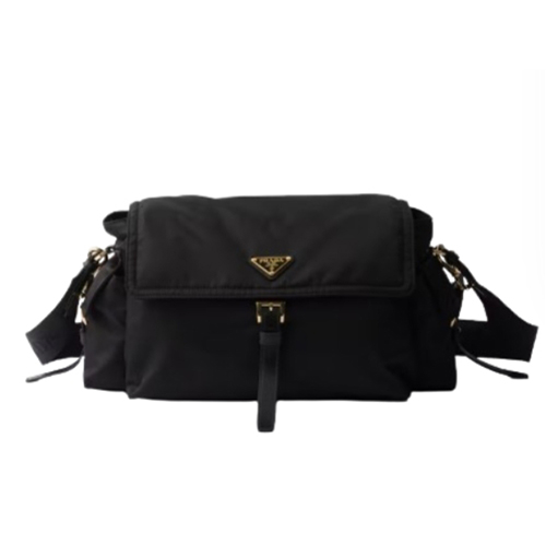 PRADA-1BD391 프라다 블랙 라지 리나일론 숄더백