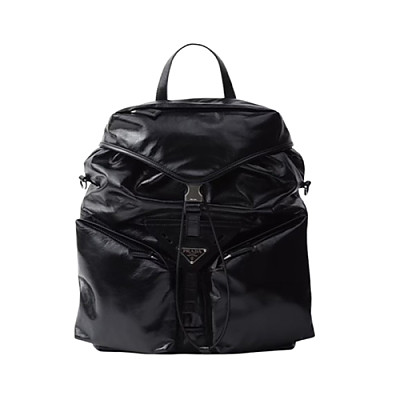 PRADA-2VZ108 프라다 블랙 송아지 가죽 백팩