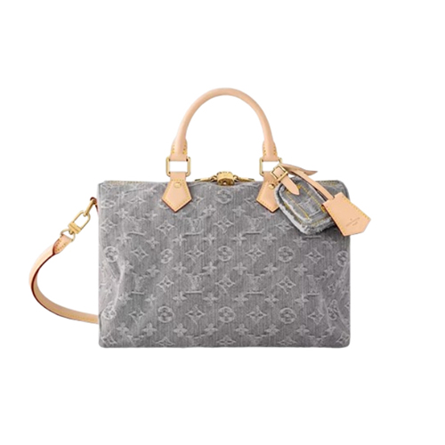 LOUIS VUITTON-M13344 루이비통 그레이 모노그램 데님 스피디 소프트 30