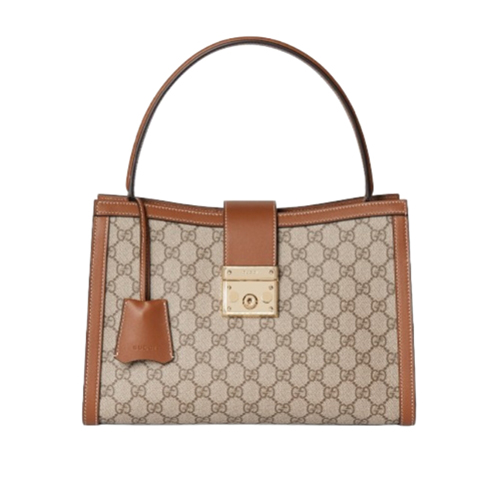 GUCCI-838992 9758 구찌 베이지 패들락 미디엄 탑 핸들백