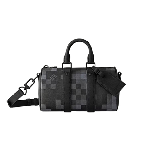 LOUIS VUITTON-M14919 루이비통 블랙 다모플라주 키폴 반둘리에 25
