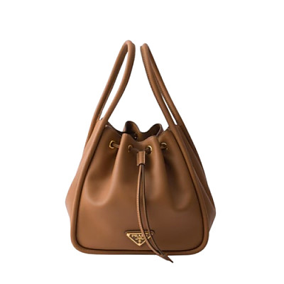 PRADA-1BE087 프라다 캐러멜 송아지 가죽 토트백