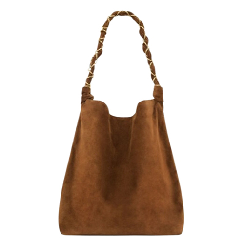 SAINT LAURENT-834750 생 로랑 카멜 스웨이드 AMALIA 백