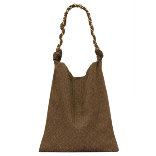 SAINT LAURENT-834750 생 로랑 브라운 자카드 AMALIA 백