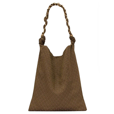 SAINT LAURENT-834750 생 로랑 브라운 자카드 AMALIA 백