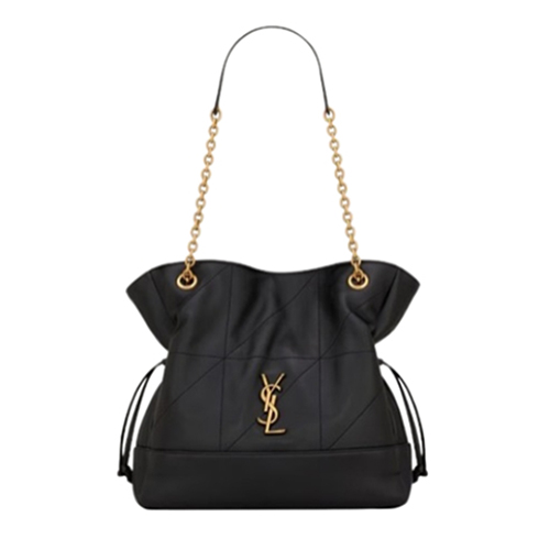 SAINT LAURENT-833948 생 로랑 블랙 램스킨 JAMIE 스몰 쇼퍼