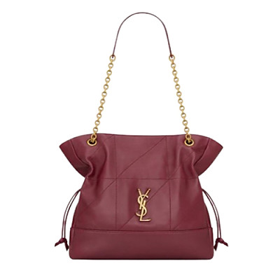 SAINT LAURENT-833948 생 로랑 레드 램스킨 JAMIE 스몰 쇼퍼