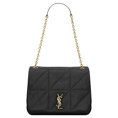 SAINT LAURENT-809696 생 로랑 블랙 램스킨 JAMIE 4.3 MEDIUM 백