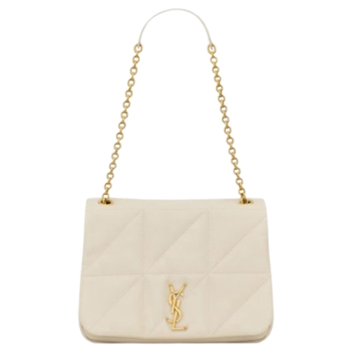 SAINT LAURENT-809696 생 로랑 화이트 램스킨 JAMIE 4.3 MEDIUM 백