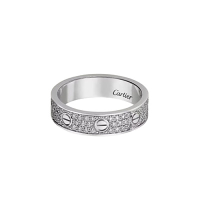 Cartier-B4083400 까르띠에 실버 LOVE 링