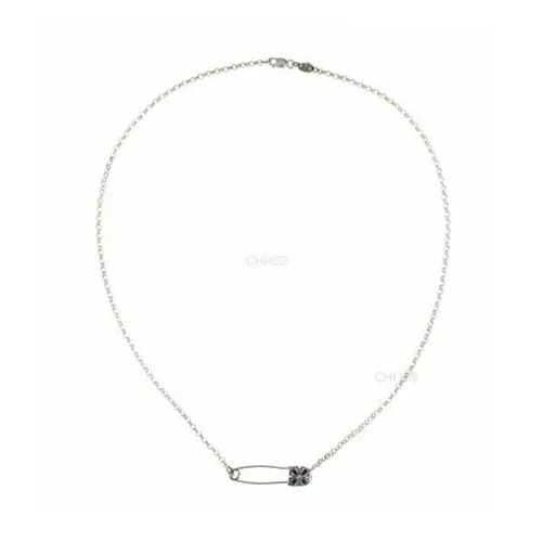 CHROMEHEARTS-06083 크롬하츠 실버 핀 스털링 목걸이 남여공용