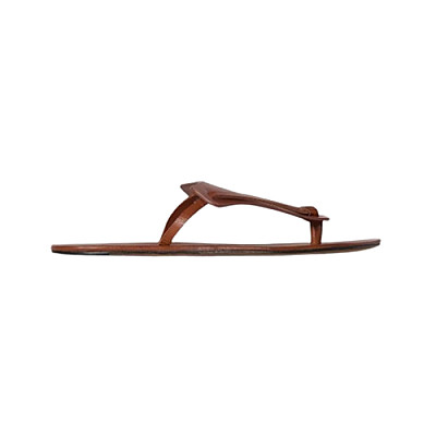 THE ROW-F1651L6 더 로우 브라운 헬레나 플립 플랍 여성용