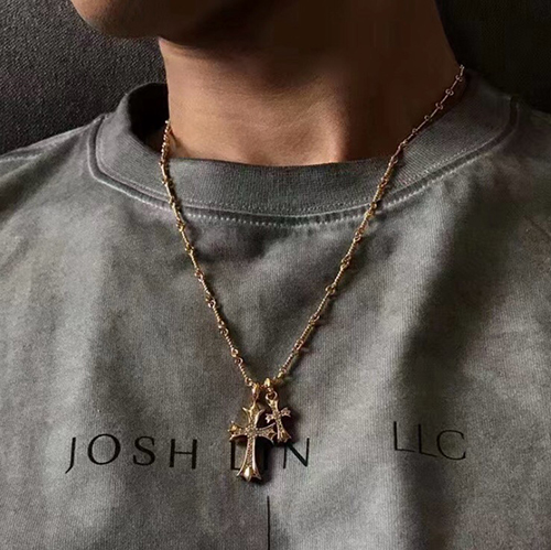 CHROMEHEARTS-07032 크롬하츠 십자가 목걸이(2컬러)