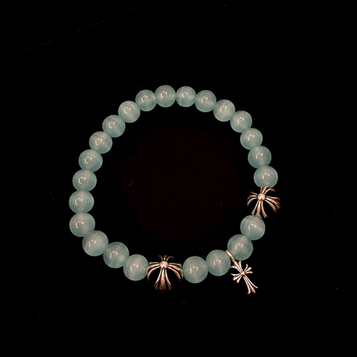 CHROMEHEARTS-06044 크롬하츠 라이트 블루 구슬 팔찌