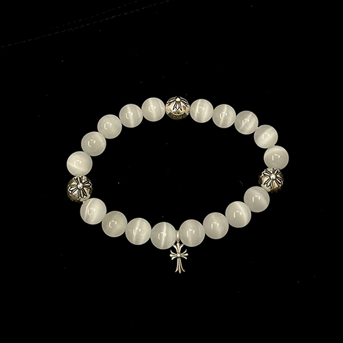 CHROMEHEARTS-06045 크롬하츠 화이트 구슬 팔찌