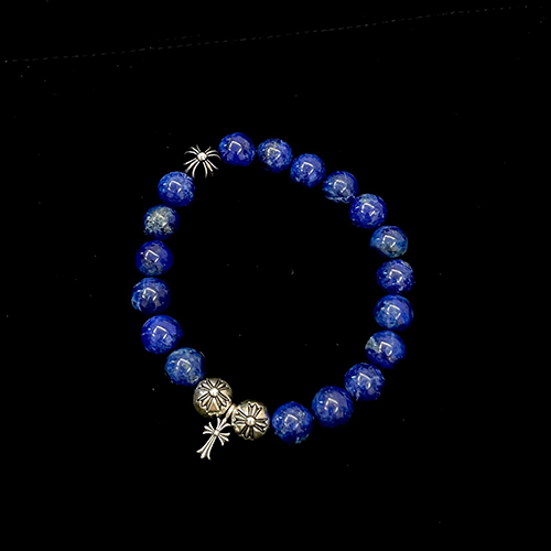 CHROMEHEARTS-06046 크롬하츠 블루 구슬 팔찌