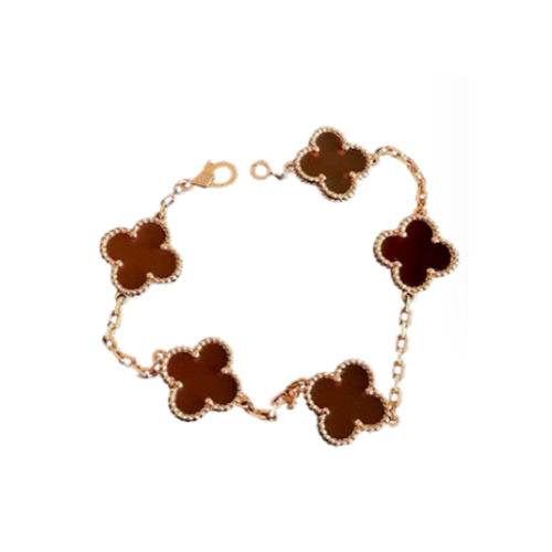 VAN CLEEF ARPELS-VCARP2 반클리프 로즈 골드/레드 빈티지 알함브라 브레이슬릿
