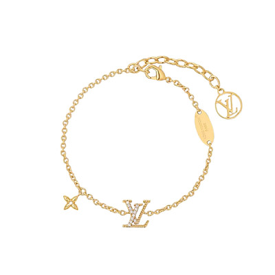 LOUIS VUITTON-M00587 루이비통 골드 LV 아이코닉 팔찌