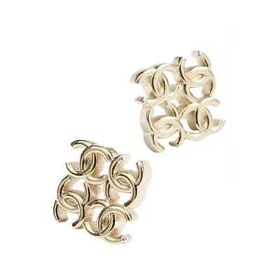 CHANEL-07071 샤넬 골드 CC 로고 귀걸이