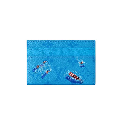 LOUIS VUITTON-M14766 루이비통 오프화이트 모노그램 헤리티지 더블 카드 홀더