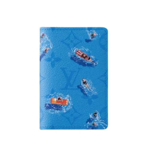 LOUIS VUITTON-M14881 루이비통 블루 컬러 모노그램 포켓 오거나이저