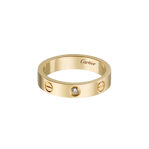 Cartier-B4056100 까르띠에 엘로우 골드 1 다이아몬드 스몰 LOVE 링