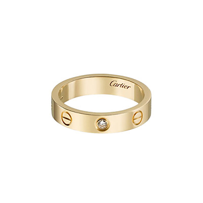 Cartier-B4056100 까르띠에 엘로우 골드 1 다이아몬드 스몰 LOVE 링