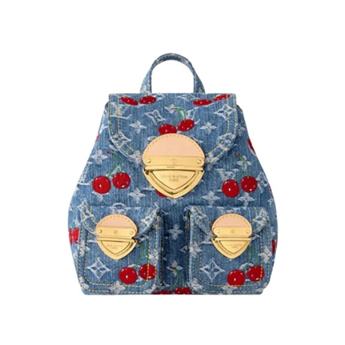 LOUIS VUITTON-M13679 루이비통 블루 모노그램 체리 데님 LV x TM 베니스 NM