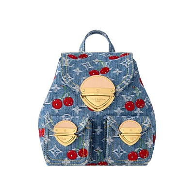 LOUIS VUITTON-M13679 루이비통 블루 모노그램 체리 데님 LV x TM 베니스 NM