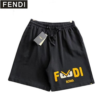 FENDI-07143 펜디 다크 그레이 패치 장식 스웨트쇼츠 남여공용