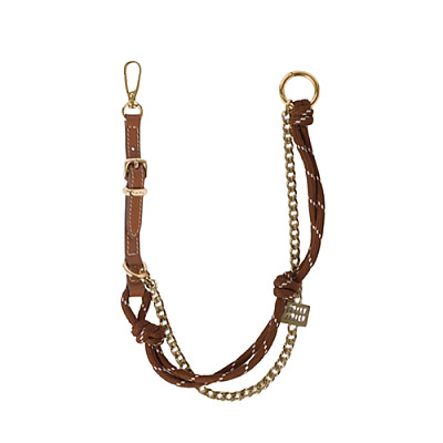 MIUMIU-5TL510 미우미우 코냑 가죽 코드 메탈 트릭