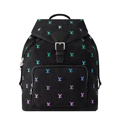 LOUIS VUITTON-M14135 루이비통 블랙 LV 블라종 데님 몽수리 백팩