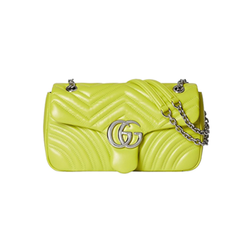 GUCCI-837267 3520 구찌 브라이트 그린 GG 마몽 미디엄 숄더백