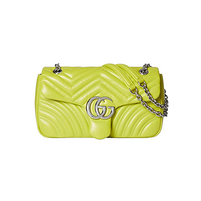GUCCI-837267 3520 구찌 브라이트 그린 GG 마몽 미디엄 숄더백