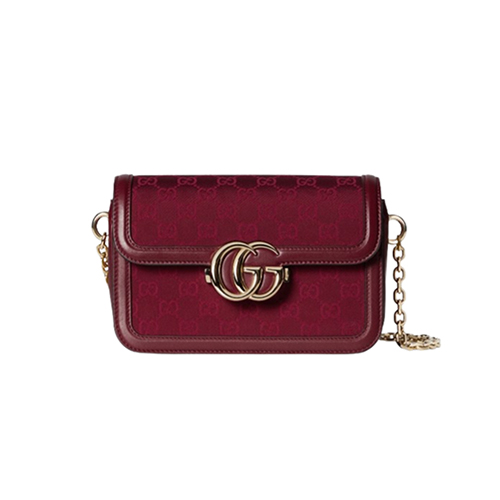 GUCCI-826761 6207 구찌 레드 GG 캔버스 구찌 고 스몰 숄더백