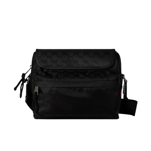 GUCCI-816820 1047 구찌 블랙 GG 나일론 미디엄 크로스백