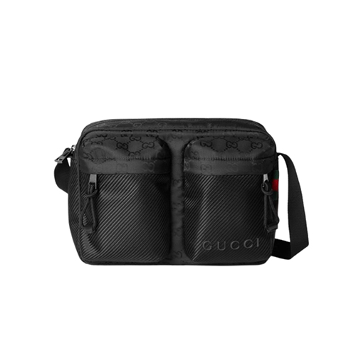 GUCCI-834475 1047 구찌 블랙 GG 나일론 구찌 넥서스 스몰 크로스백