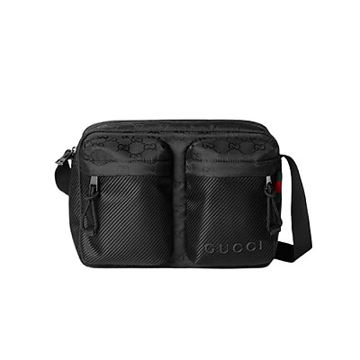 GUCCI-834475 1047 구찌 블랙 GG 나일론 구찌 넥서스 스몰 크로스백