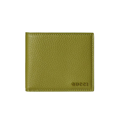 GUCCI-817019 3743 구찌 그린 가죽 바이컬러 반지갑