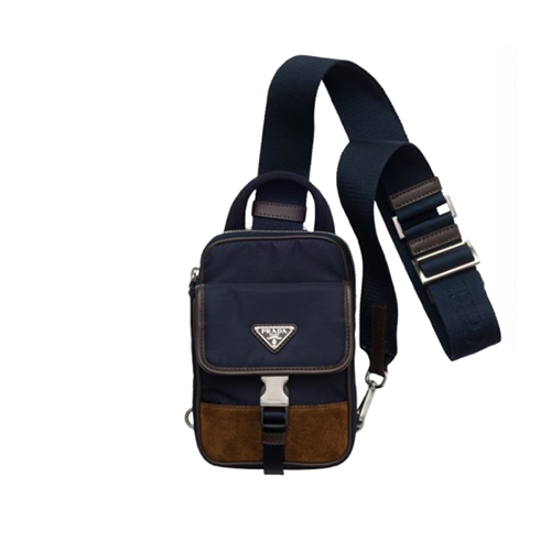 PRADA-2ZH194 프라다 네이비 리나일론 스마트폰 케이스