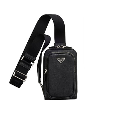 PRADA-2ZH195 프라다 블랙 가죽 스마트폰 케이스