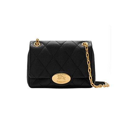 BURBERRY-81112641 버버리 블랙 스몰 스트랜드 백