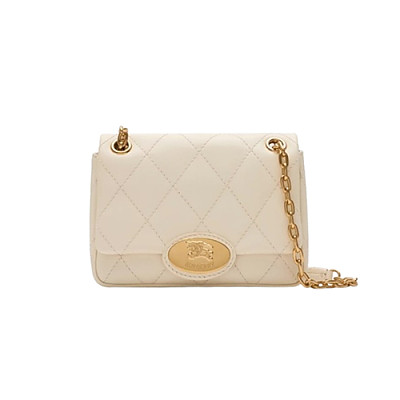 BURBERRY-81112611 버버리 화이트 스몰 스트랜드 백