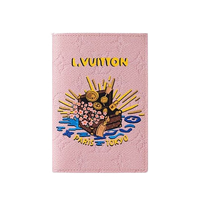 LOUIS VUITTON-M25968 루이비통 핑크 모노그램 패스포트 커버