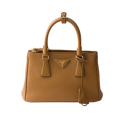 PRADA-1BA896 프라다 캐러멜 스몰 프라다 갤러리아 가죽 백