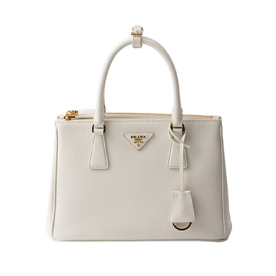 PRADA-1BA863 프라다 화이트 미디엄 프라다 갤러리아 가죽 백