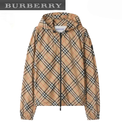 BURBERRY-81103011 버버리 체크 후드 재킷 여성용