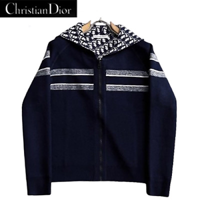 DIOR-08053 디올 네이비 Dior Oblique 후드 재킷 남여공용